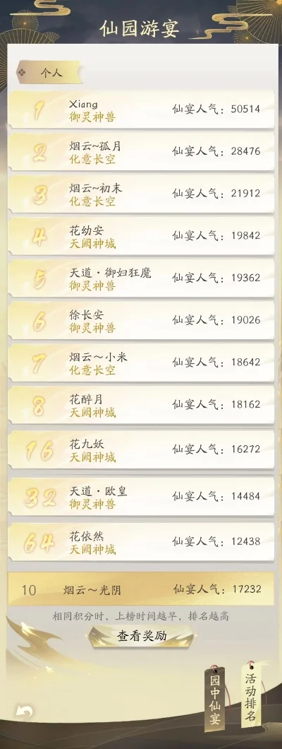 仙侠手游家园排行榜最新-仙侠手游家园排行